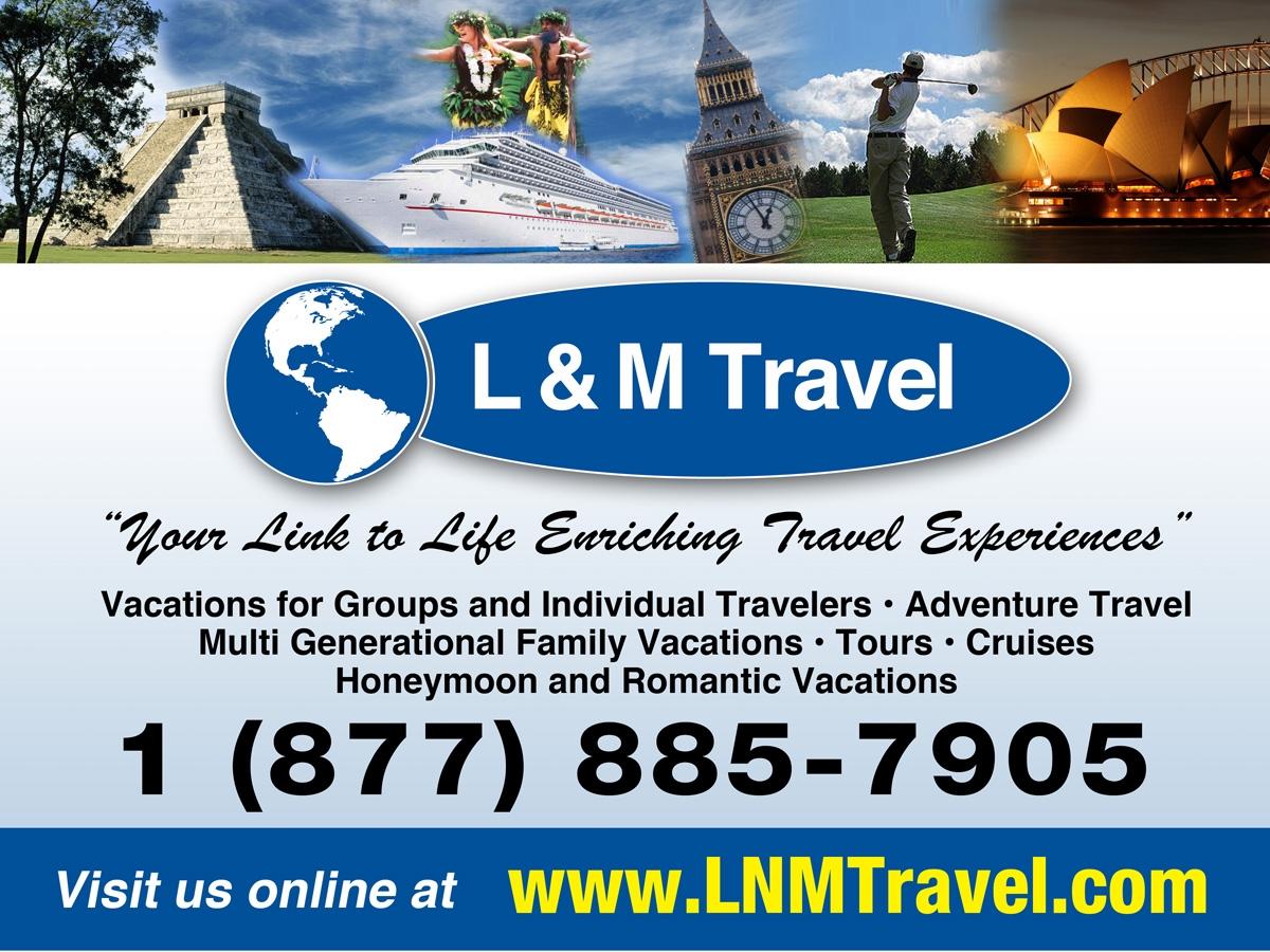 L & M Travel logo