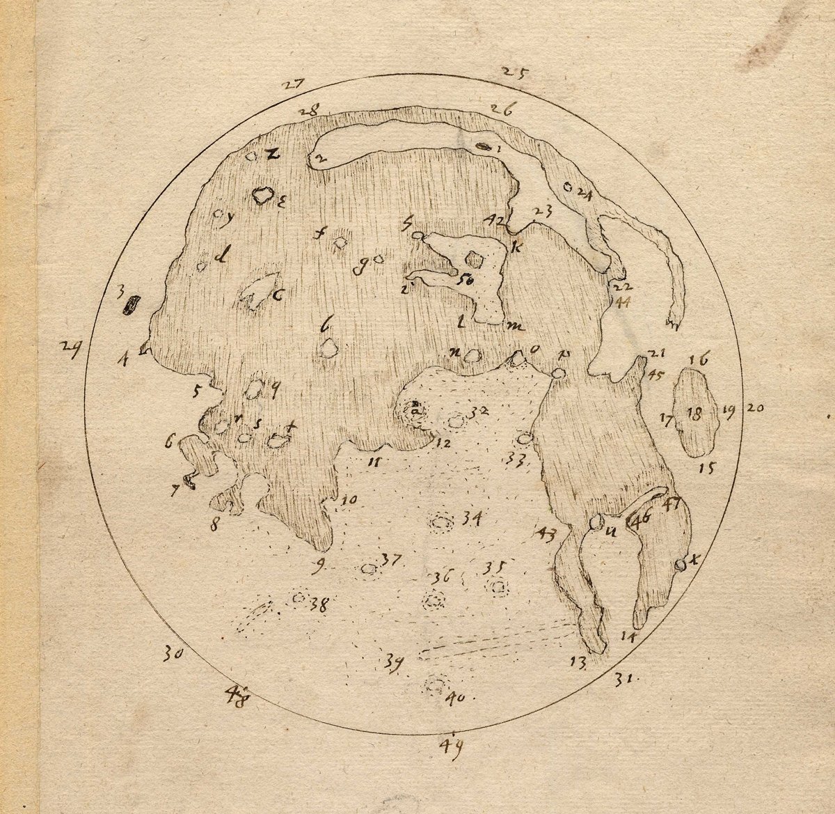 Map of the moon