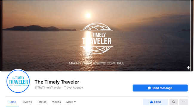 The Timely Traveler Travel Agency Facebook Page