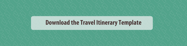 Travel Itinerary Template