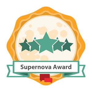 HAR Top Host Agency Supernova Award Badge