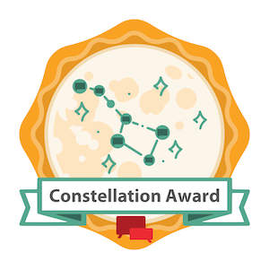 HAR Top Host Agency Constellation Award Badge