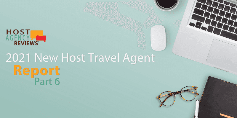 2021 New Host Travel Agent Report